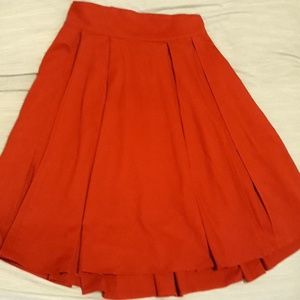 Laura Byrnes Red Jun Skirt